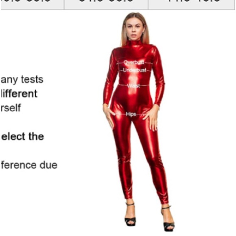 “Oops I Did It Again” red jumpsuit